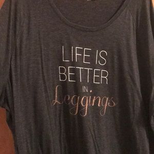 Soft, charcoal grey tunic length tee